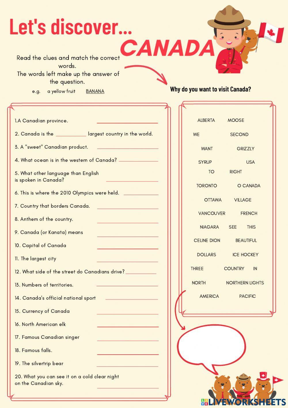 Let's discover - Canada