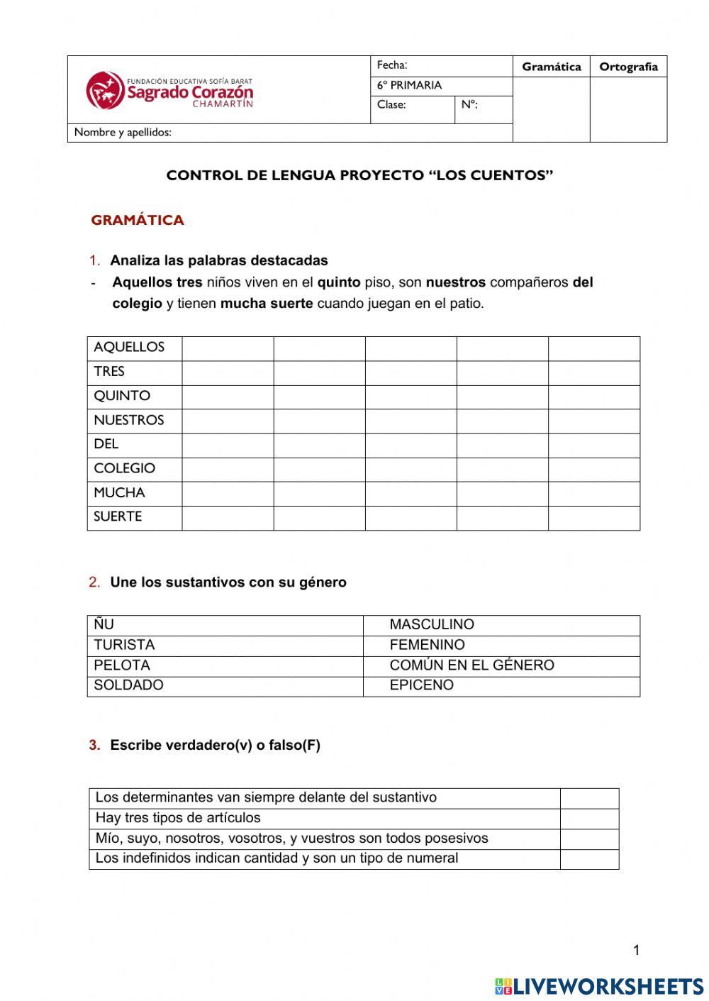 Determinntes,sustantivos