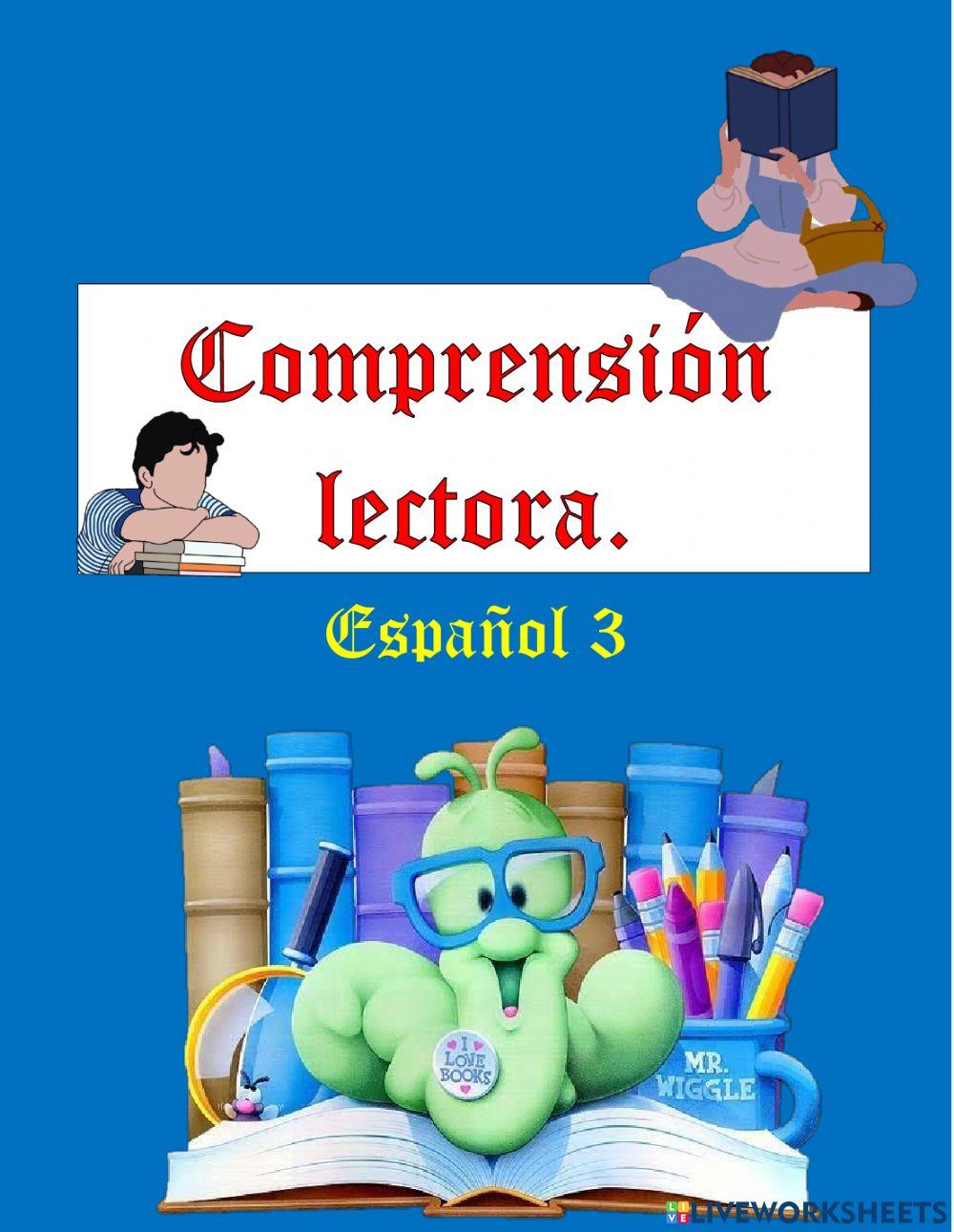Comprensión lectora.