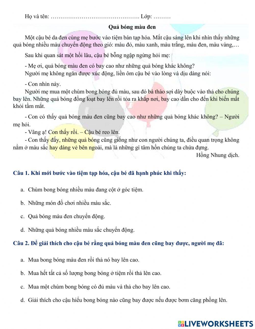 Ôn tập tổng hợp tuần 10