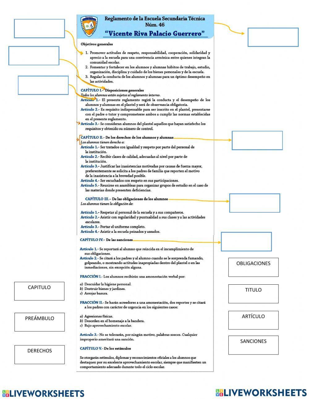 Modos y tiempos verbales en los reglamentos