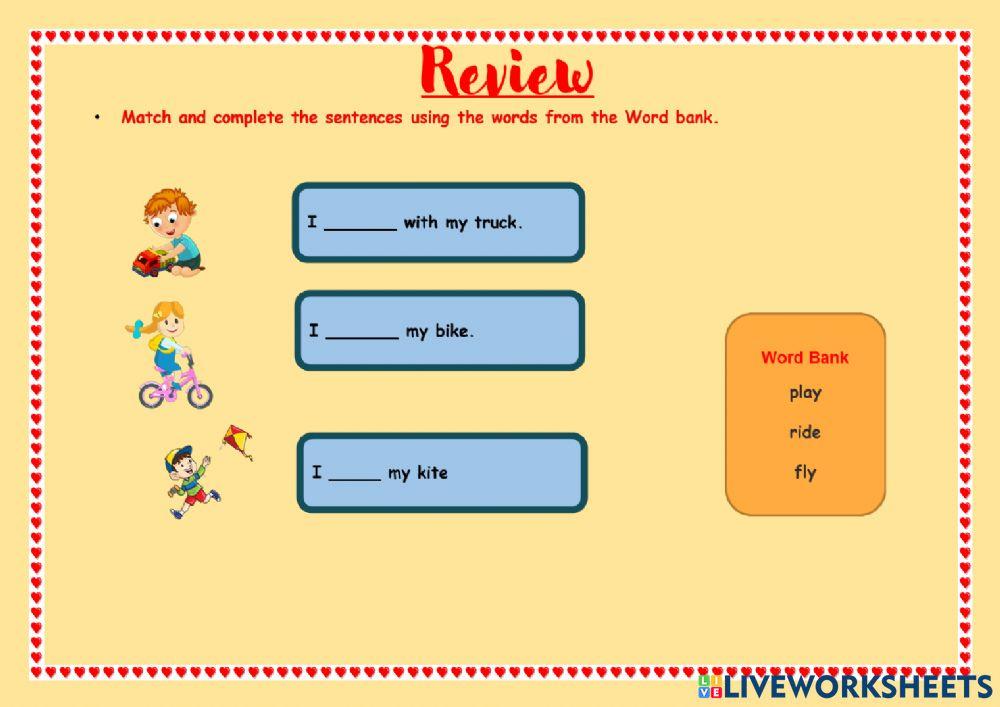 Review food and toys