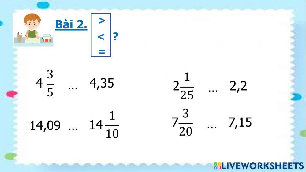 PBT Luyện tập chung trang 72