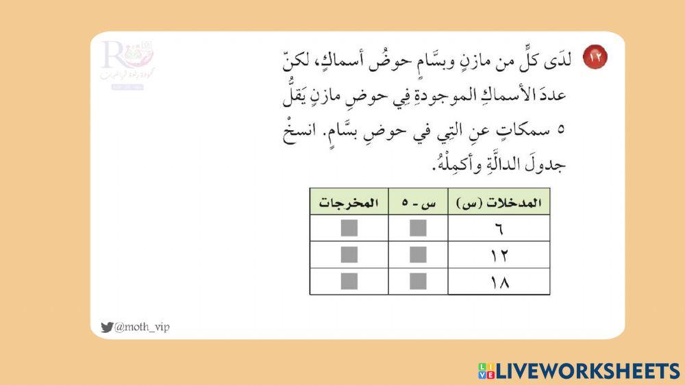 خامس اختبار الفصل الخامس