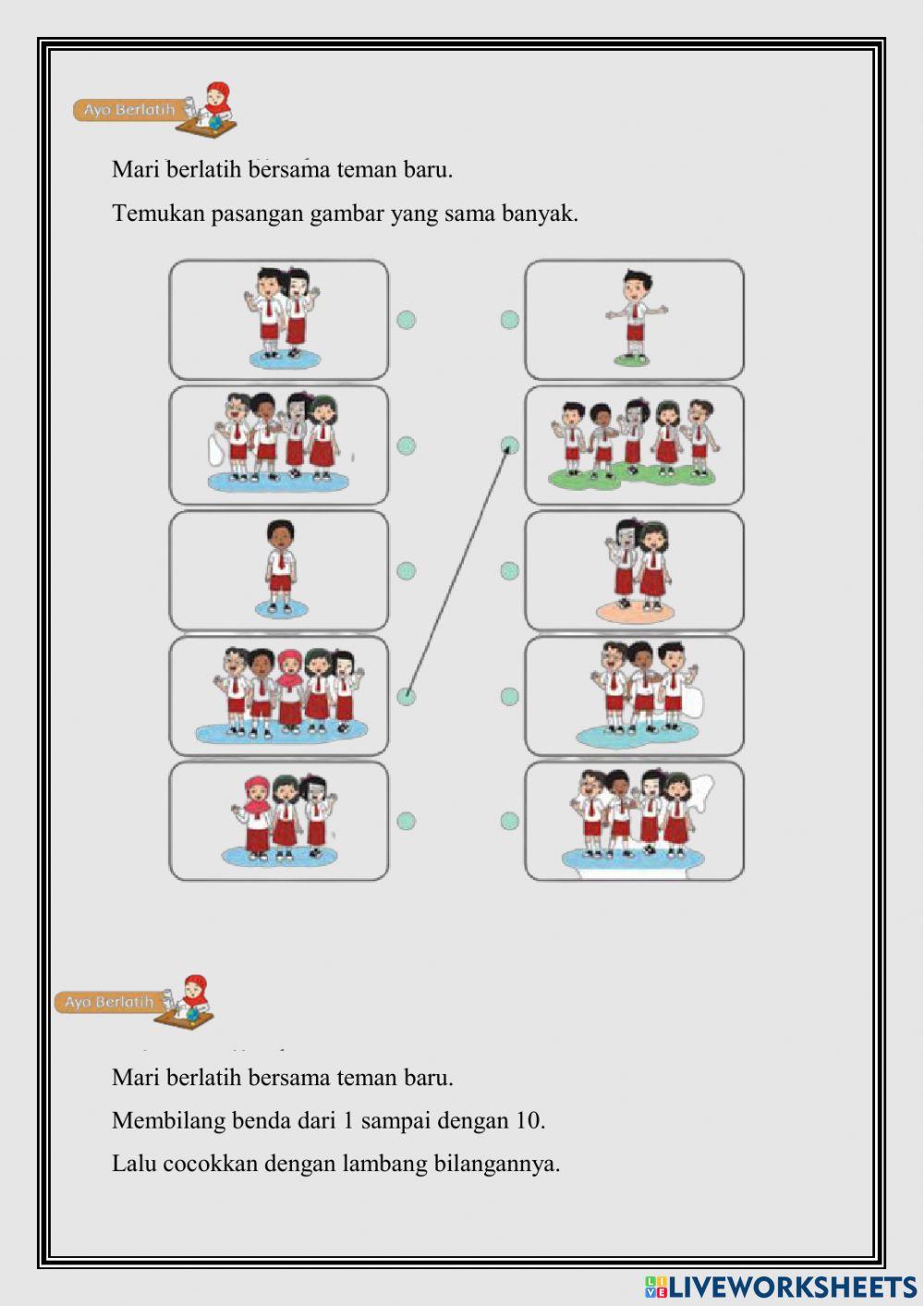 LKPD Sub Tema 1 Kelas 1