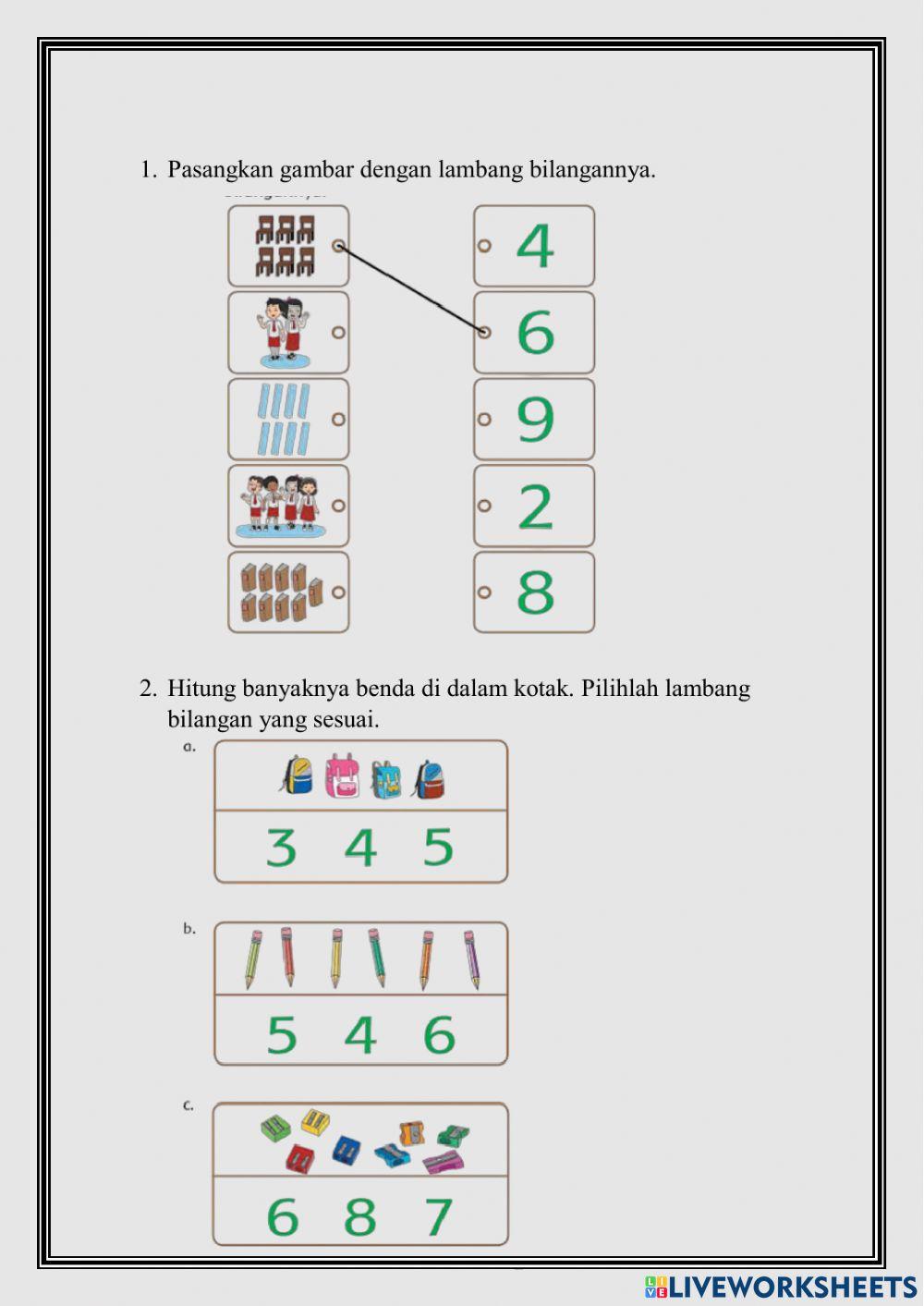 LKPD Sub Tema 1 Kelas 1
