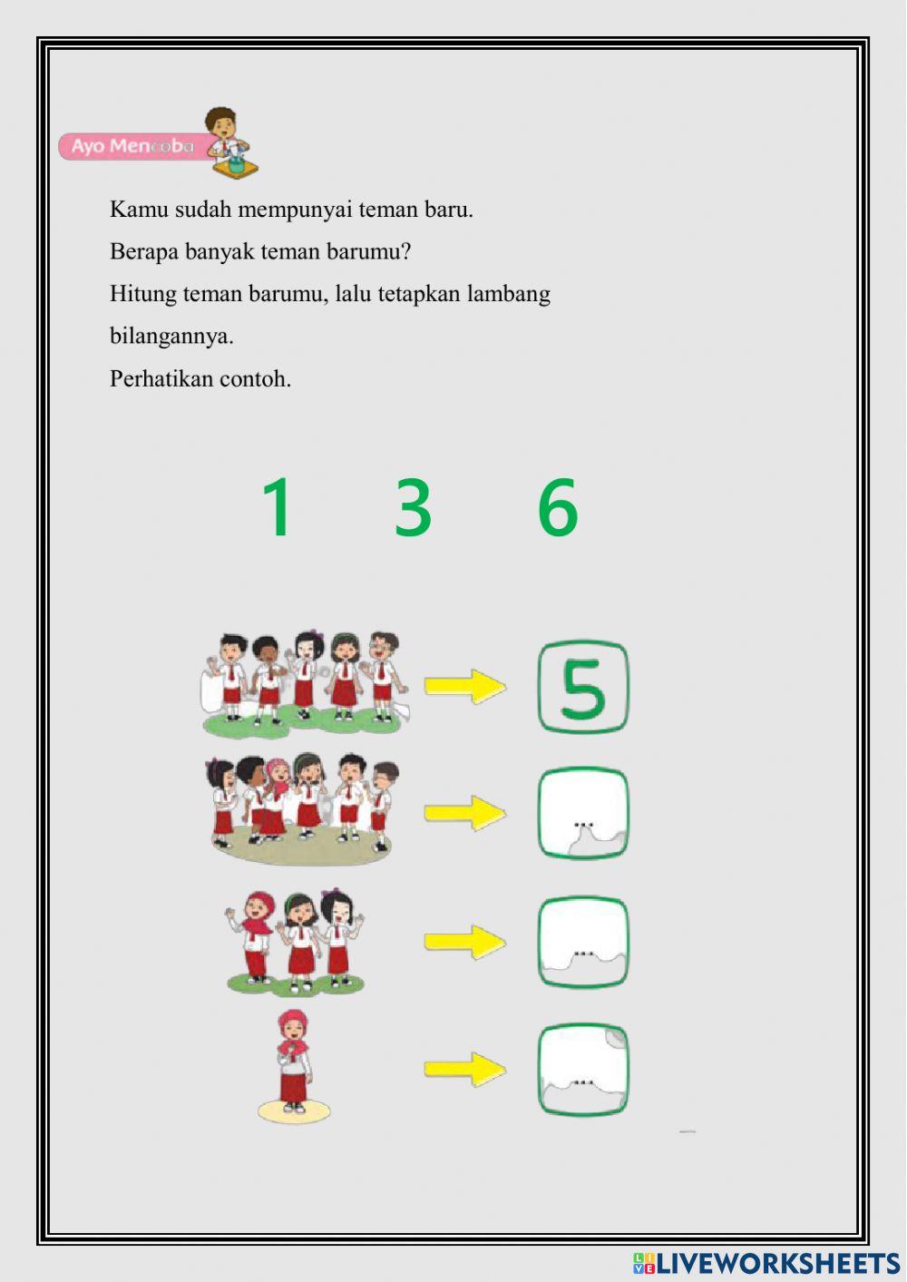 LKPD Sub Tema 1 Kelas 1
