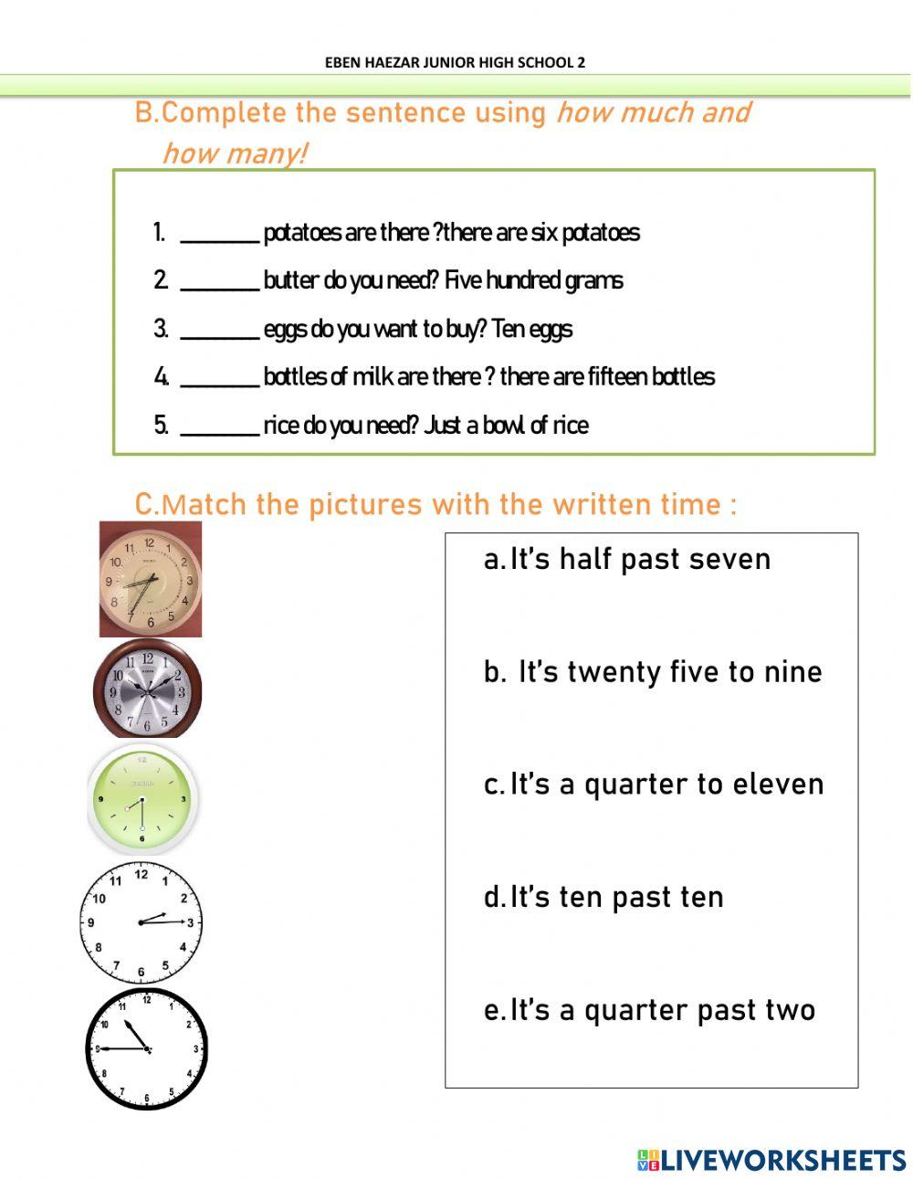 Countable and Uncountable noun