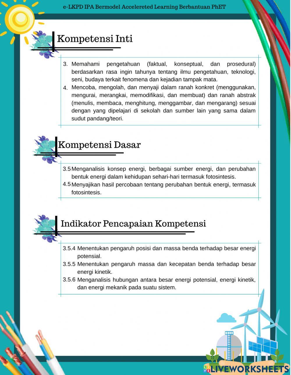 E-LKPD IPA ENERGI KINETIK DAN ENERGI POTENSIAL