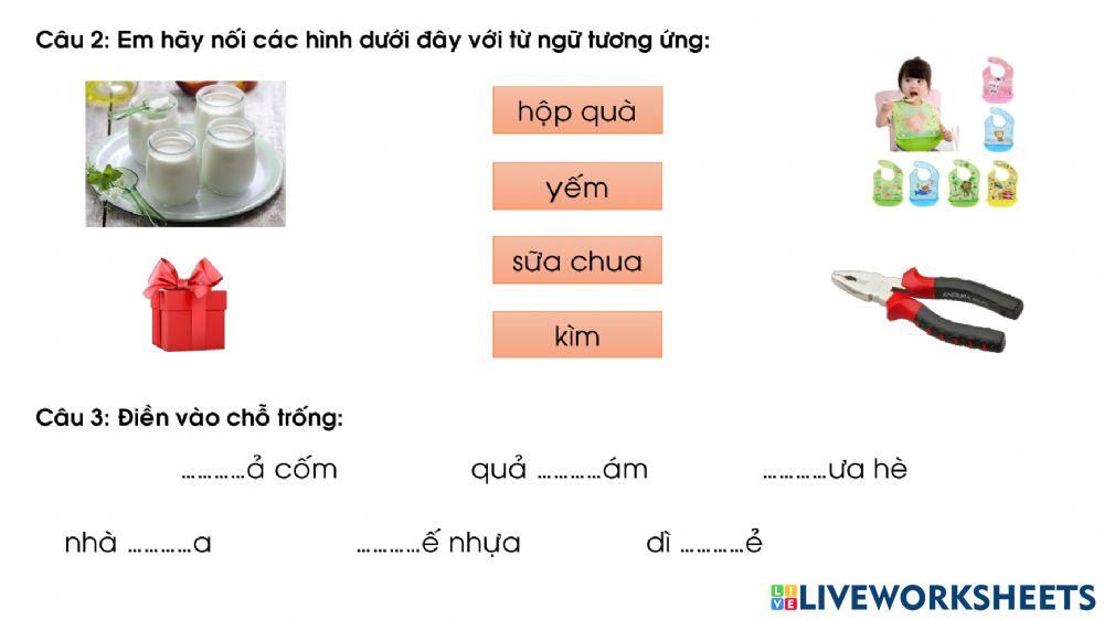 Kiểm tra giữa kì 1 - tiếng việt