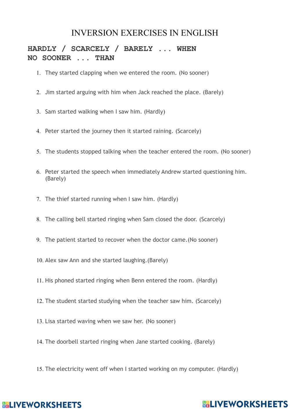 Grade 12 Inversion Worksheet Live Worksheets grade-12-inversion-worksheet-live-worksheets