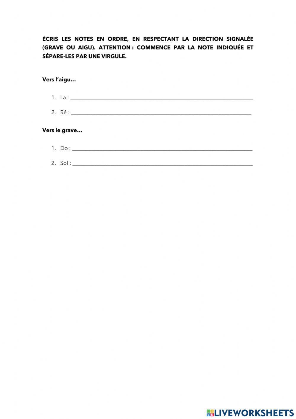 Les notes et les gammes (30)