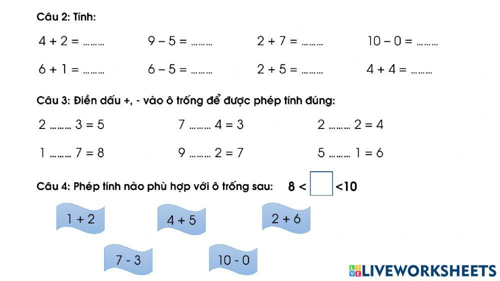 Kiểm tra giữa kì 1 - toán