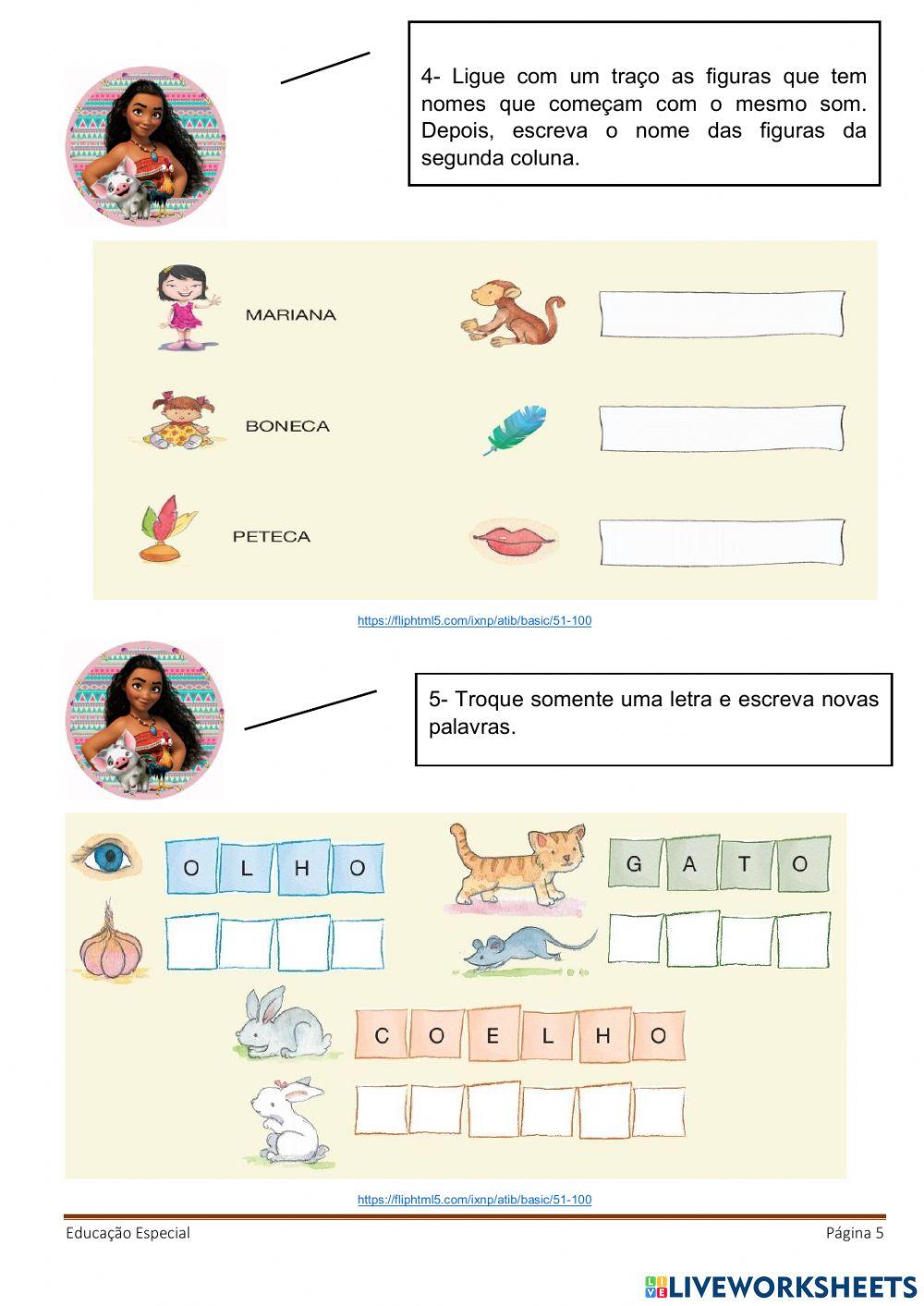 Parlendas, Alfabeto, Nome, Escrita Espontânea, Trava-Língua