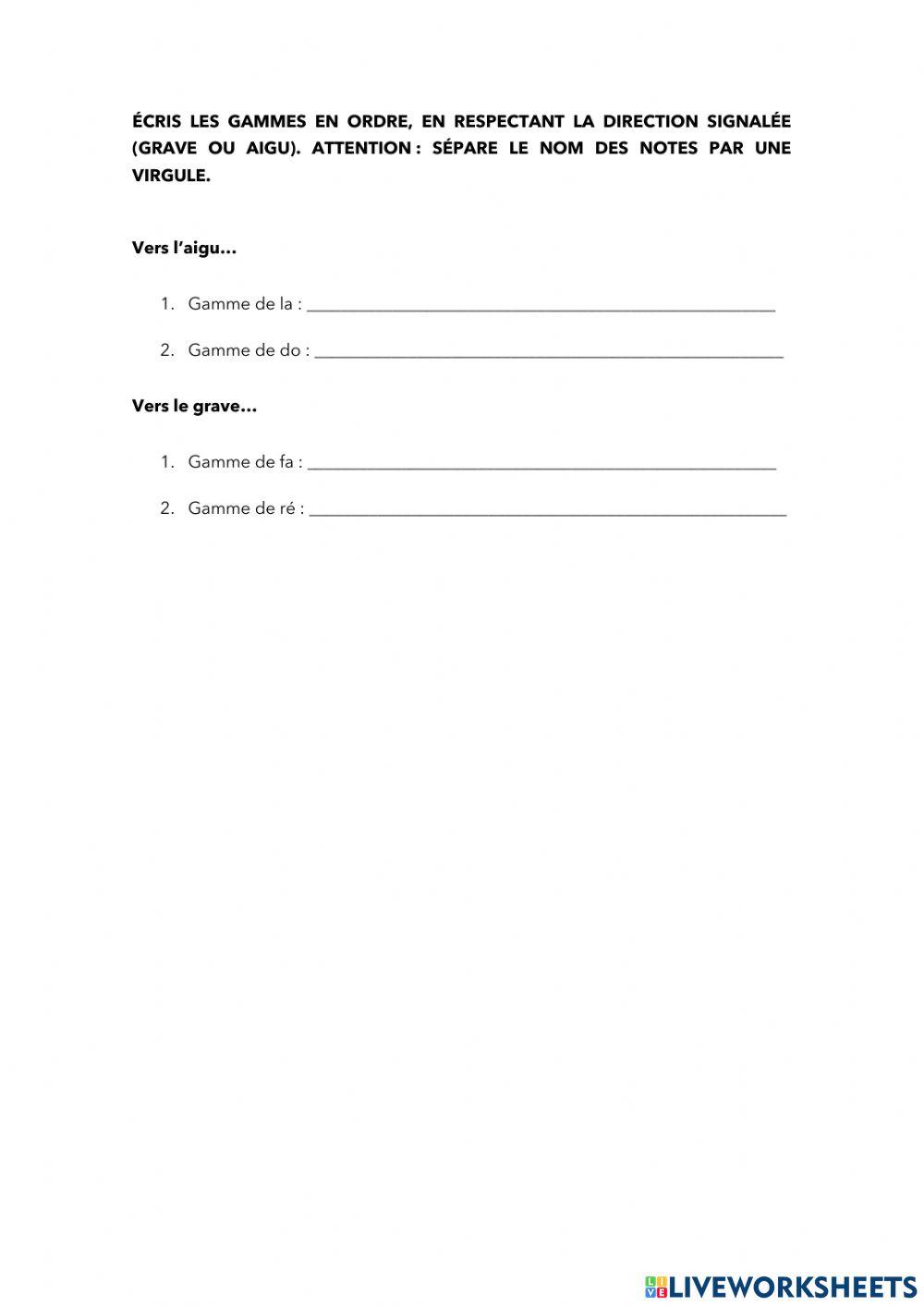 Les notes et les gammes (40)