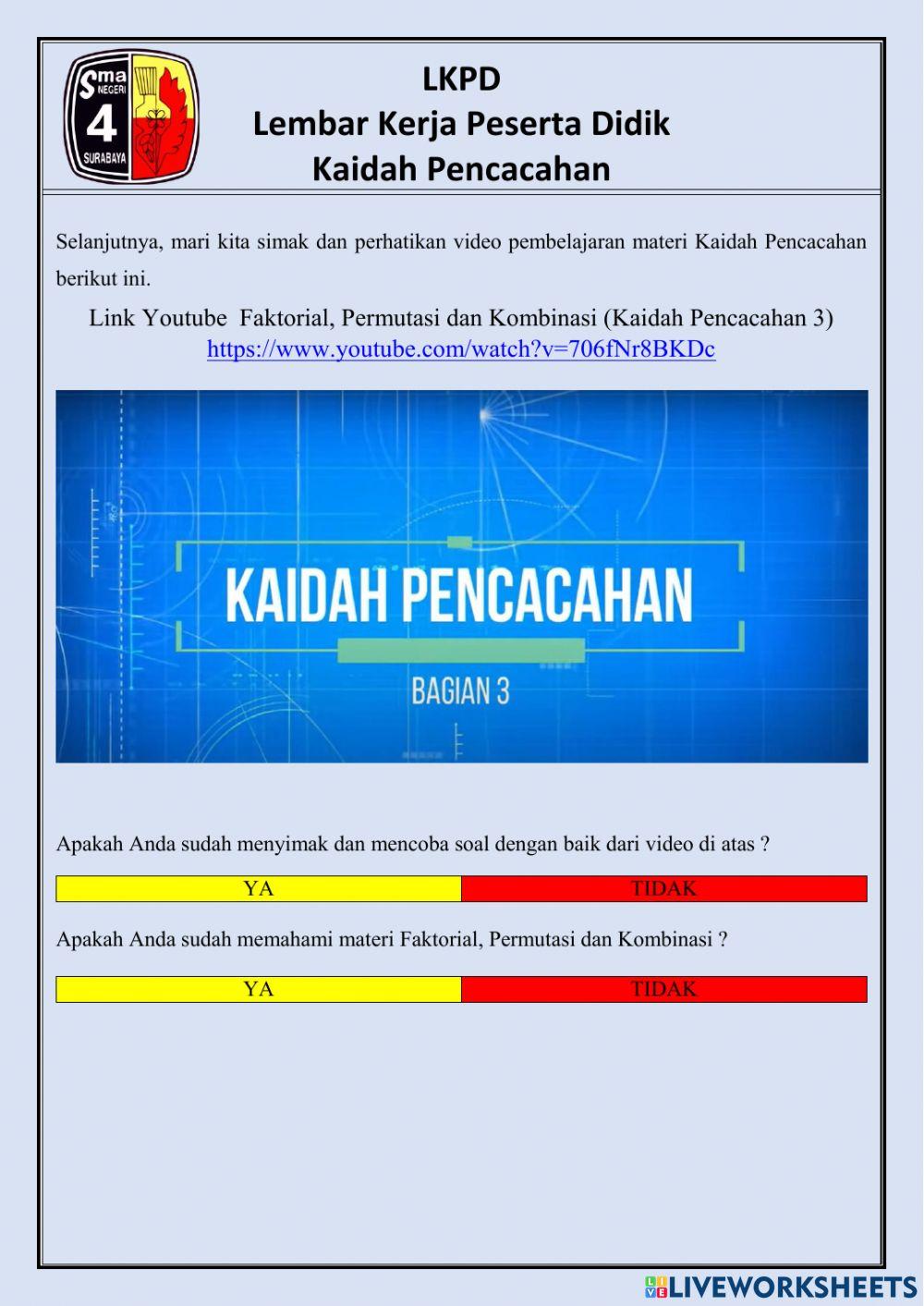 Lkpd kaidah pencacahan