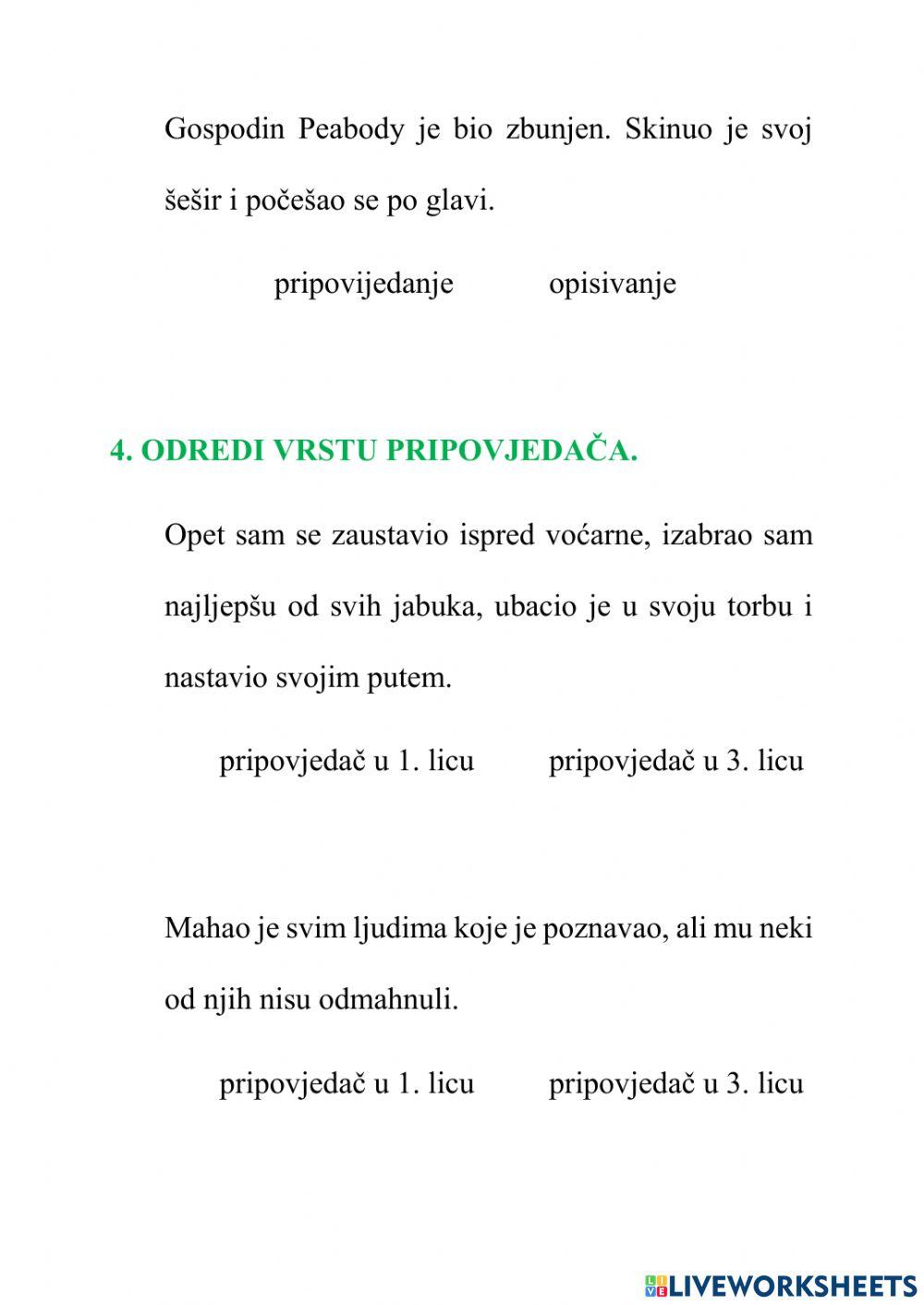 Ponavljanje za ispit iz književnosti - 5.