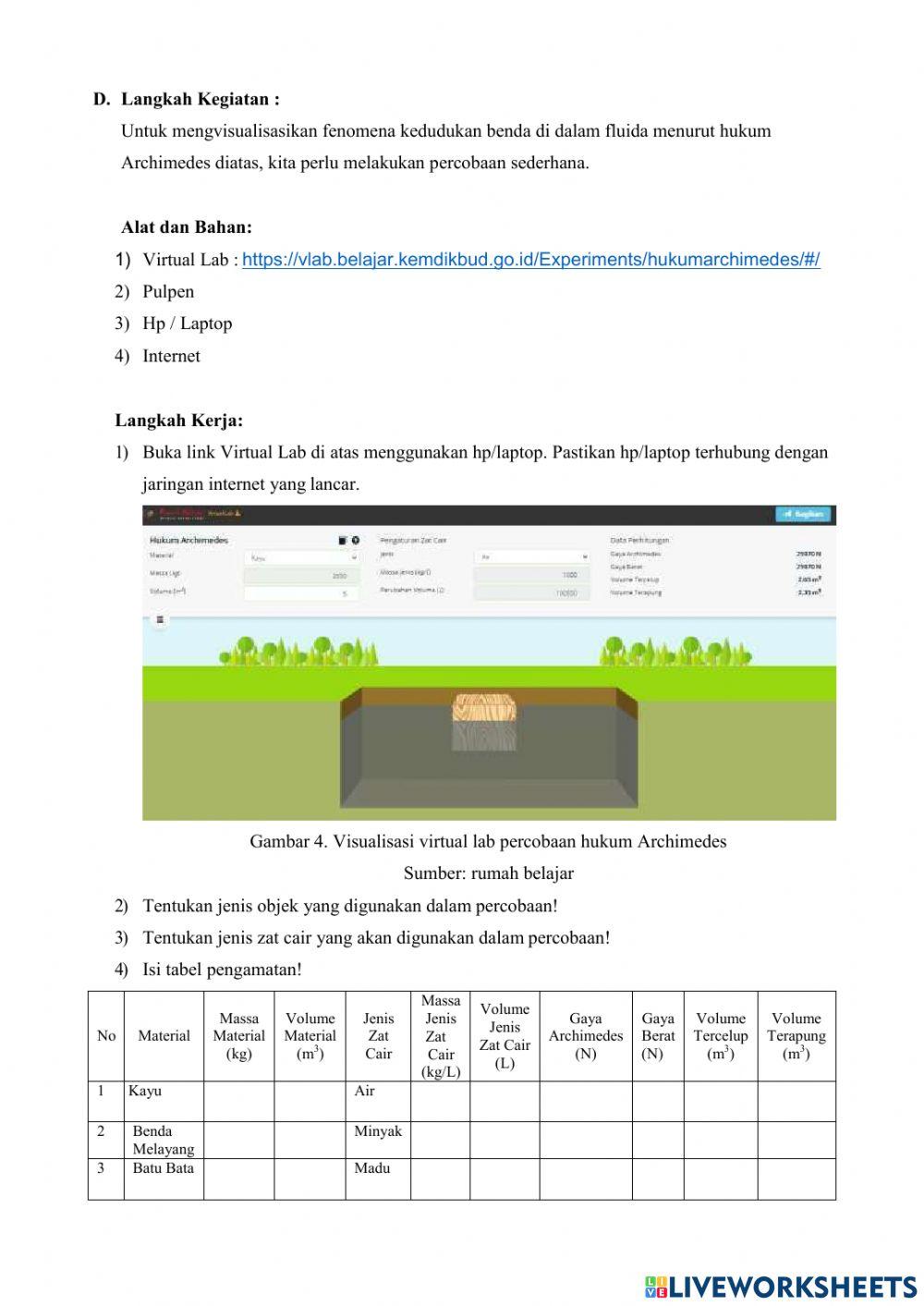 Lkpd hukum archimedes