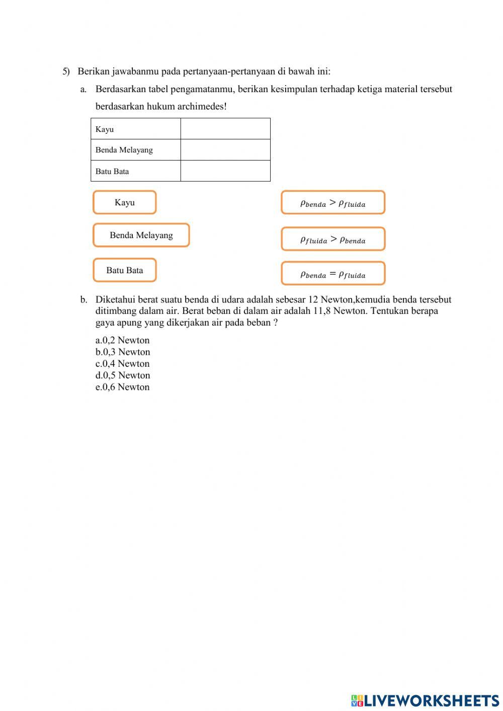Lkpd hukum archimedes