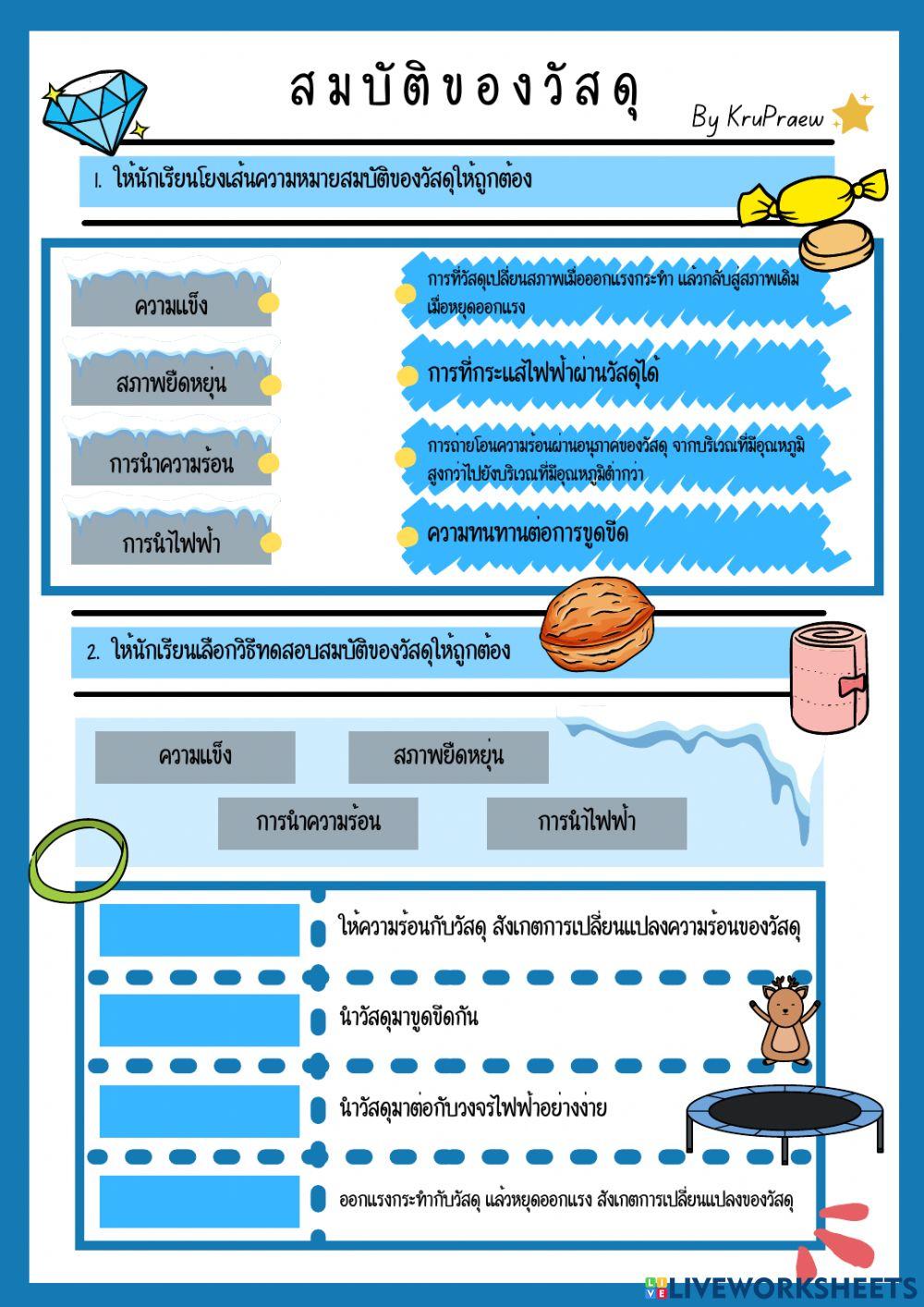 สมบัติของวัสดุ