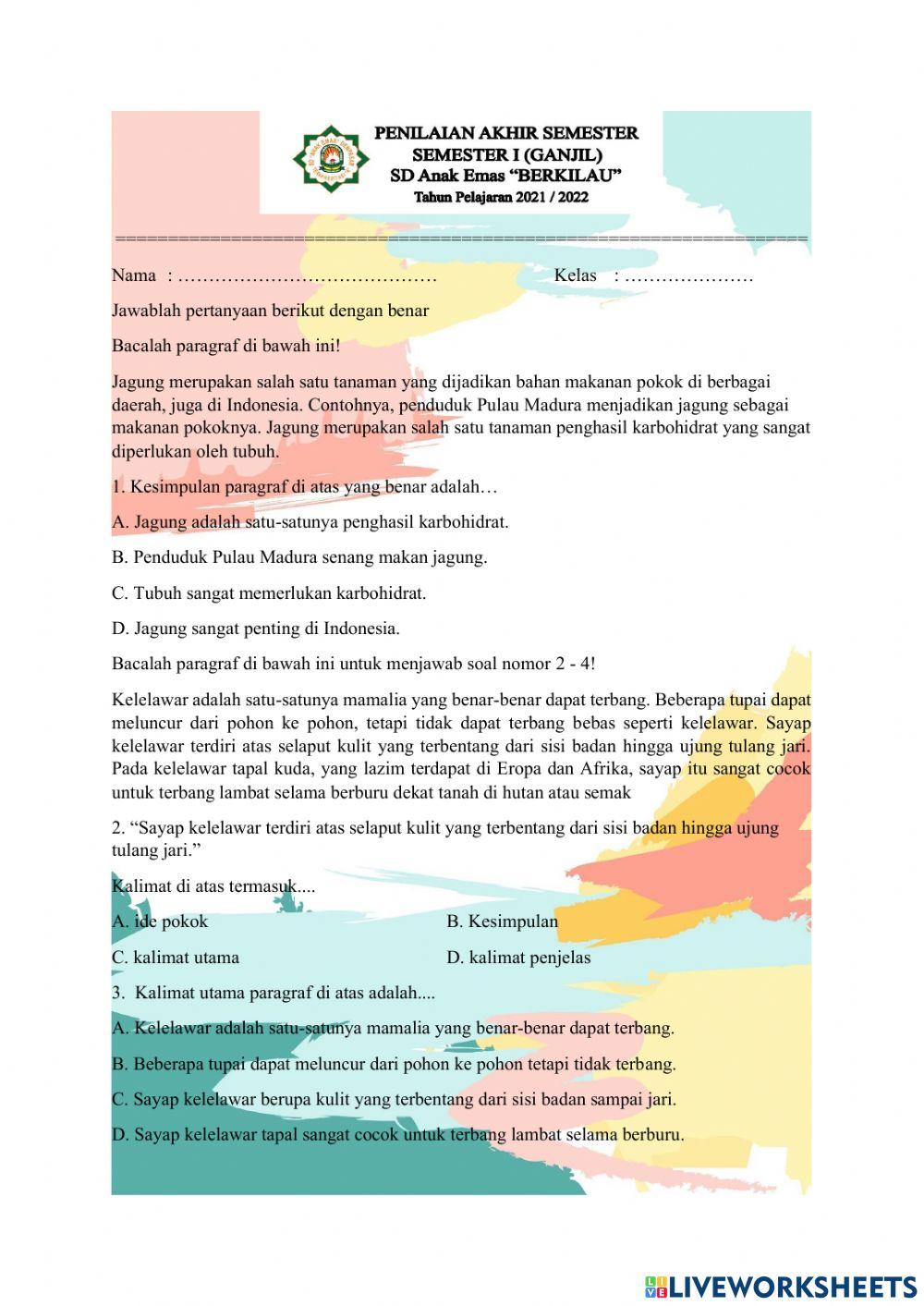 PAS Bahasa Indonesia