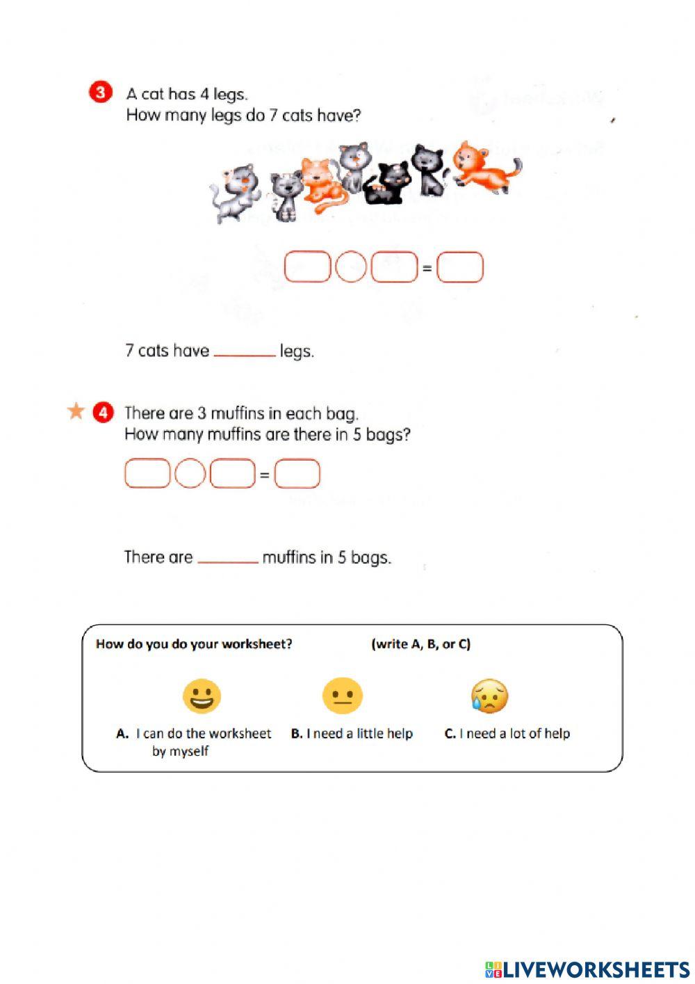 Multiplication Word Problems