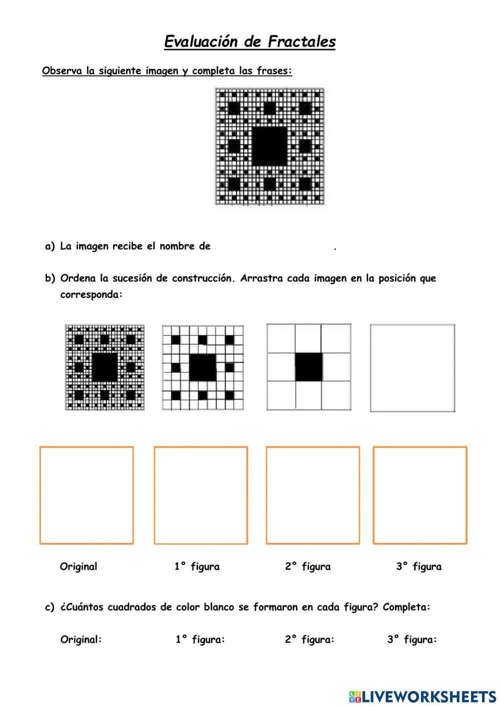 Fractales Evaluación