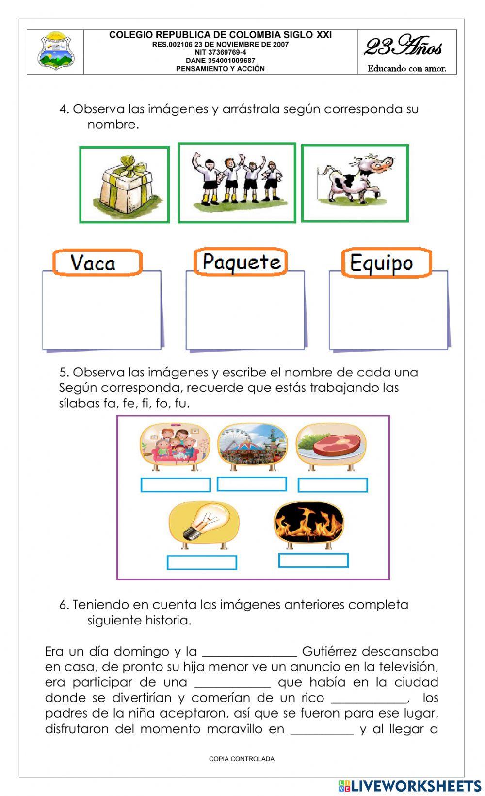 Bimestral primero cuarto periodo