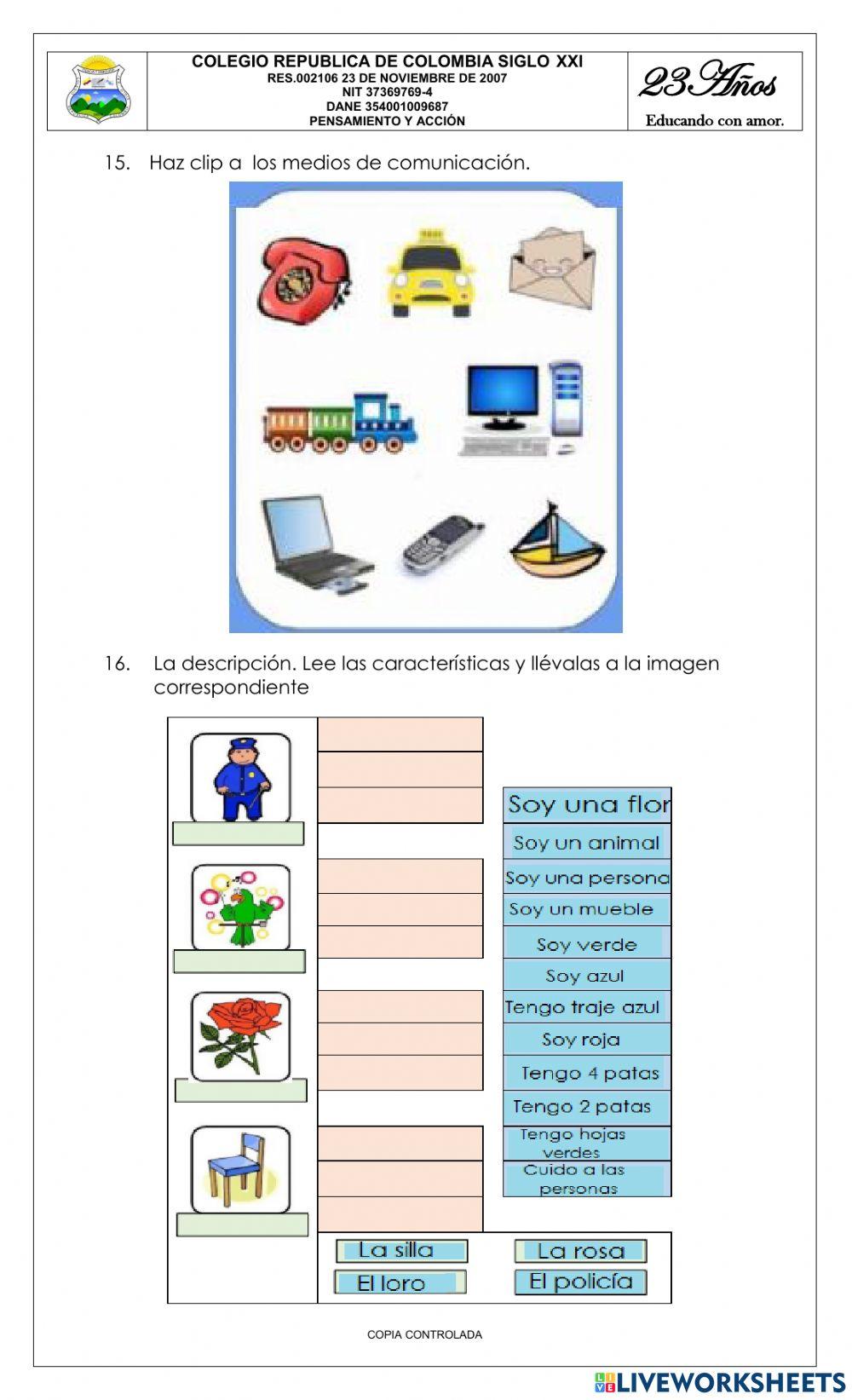 Bimestral primero cuarto periodo