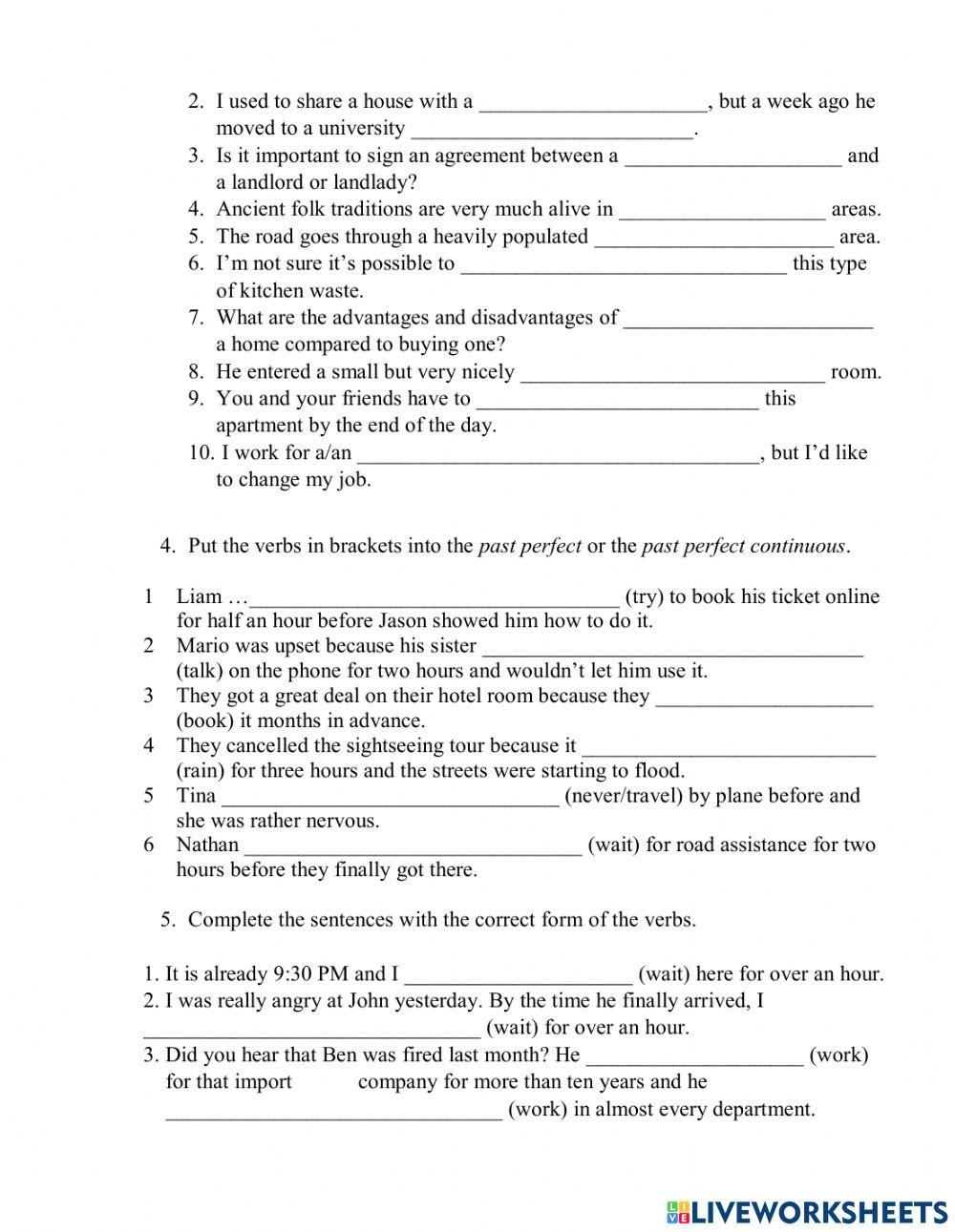 OET2 unit3 progress test