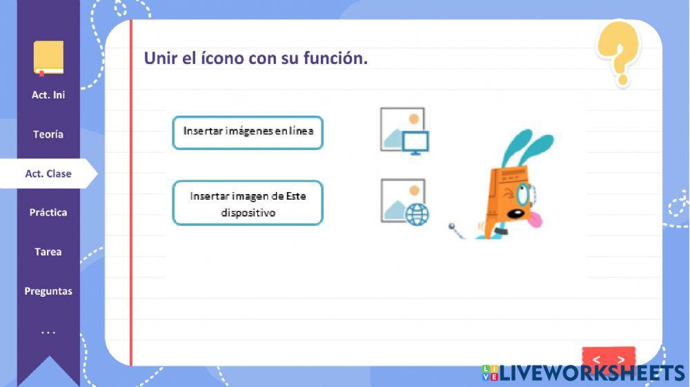 Actividades sobre Formas e Imágenes en Power Point