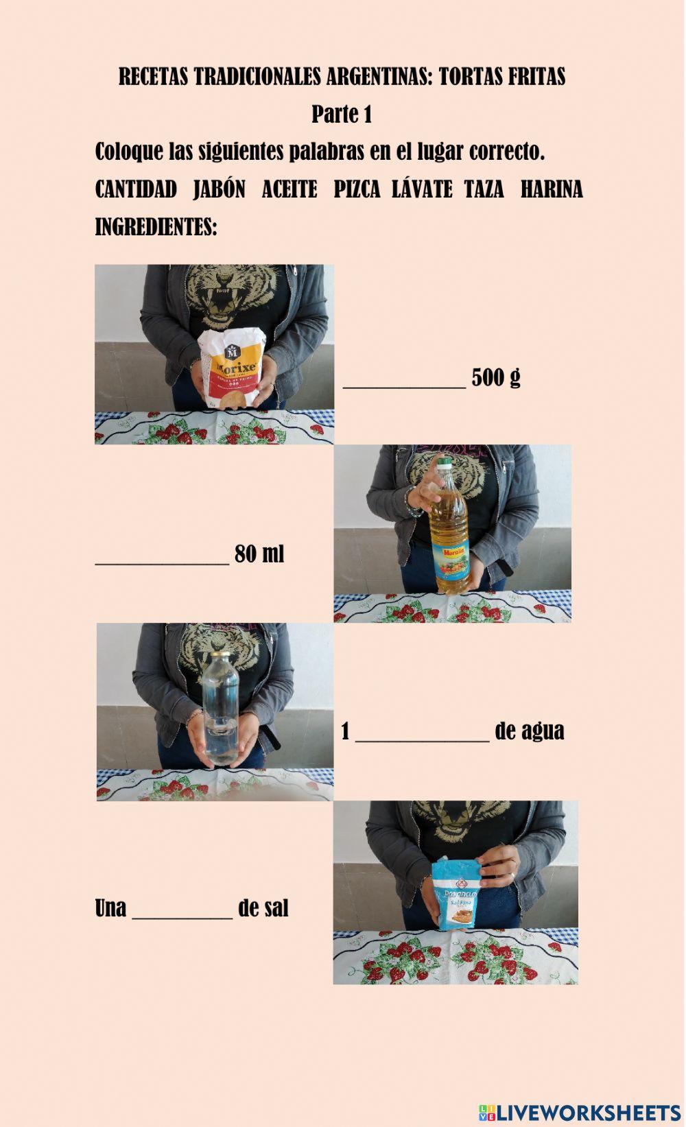 Cocinando tortas fritas parte 1