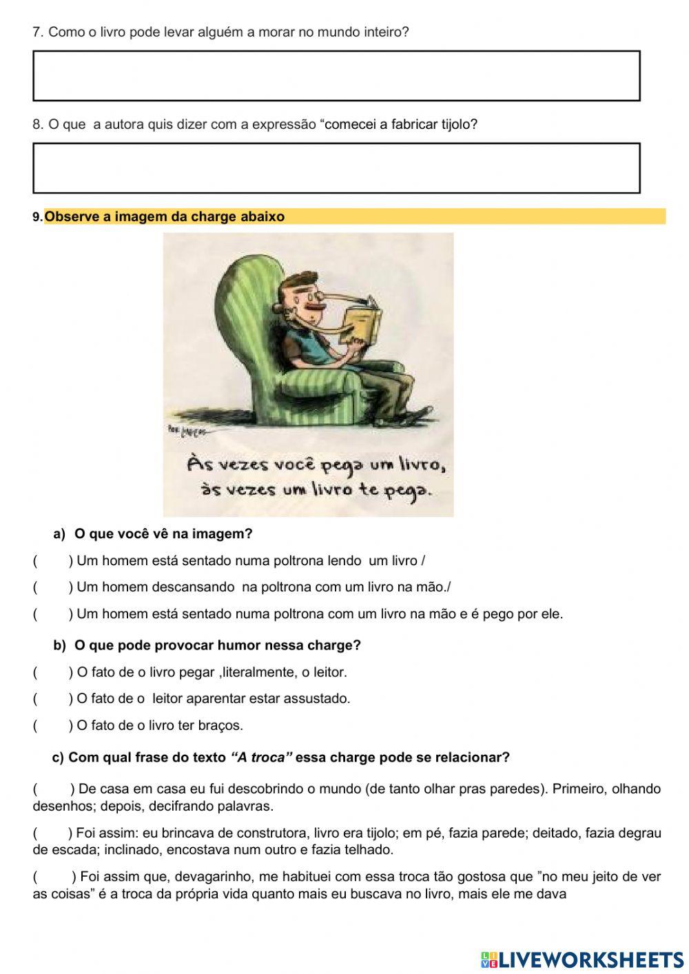 Reflexão - Leitura e Analise