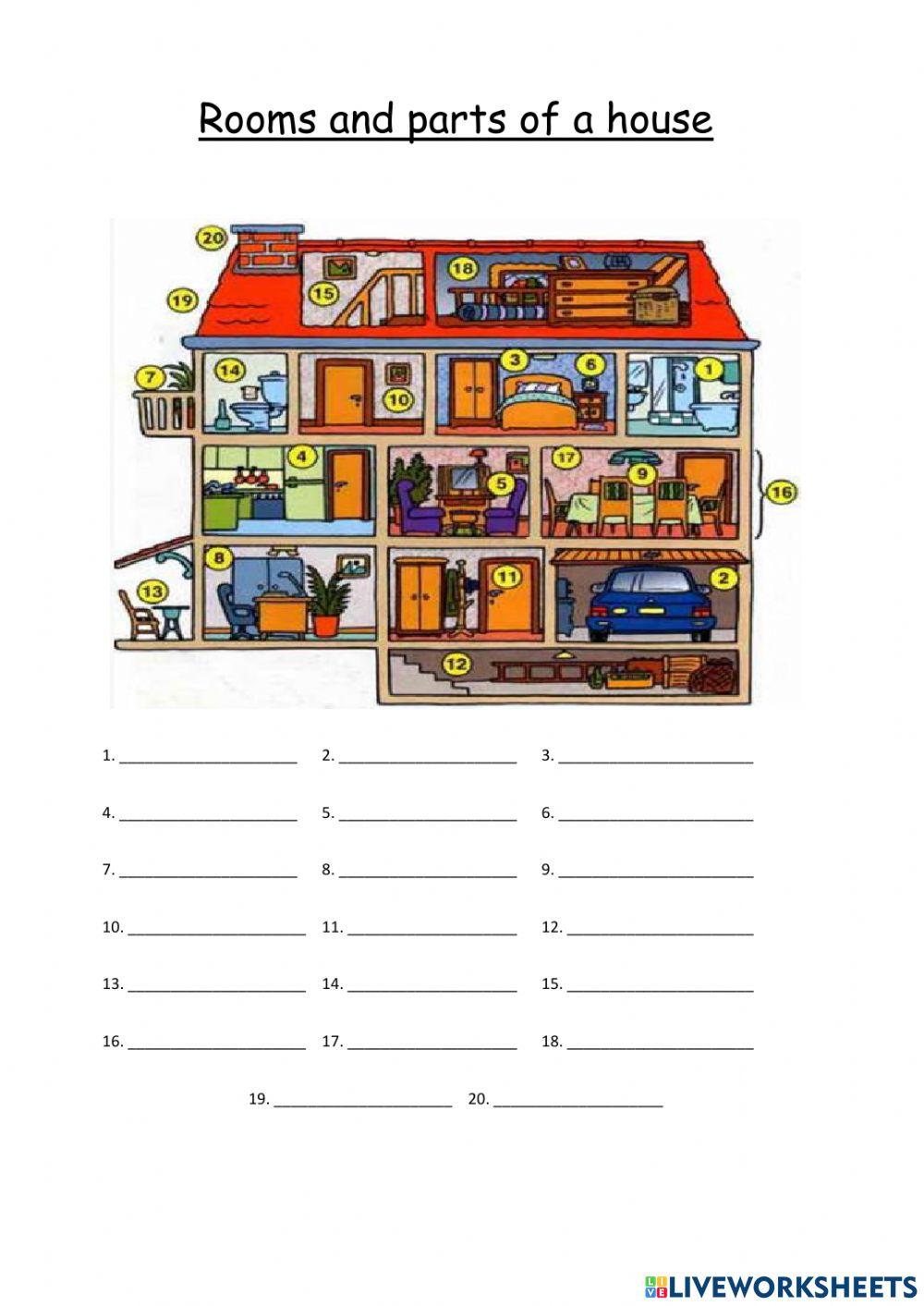 Rooms and parts of the house