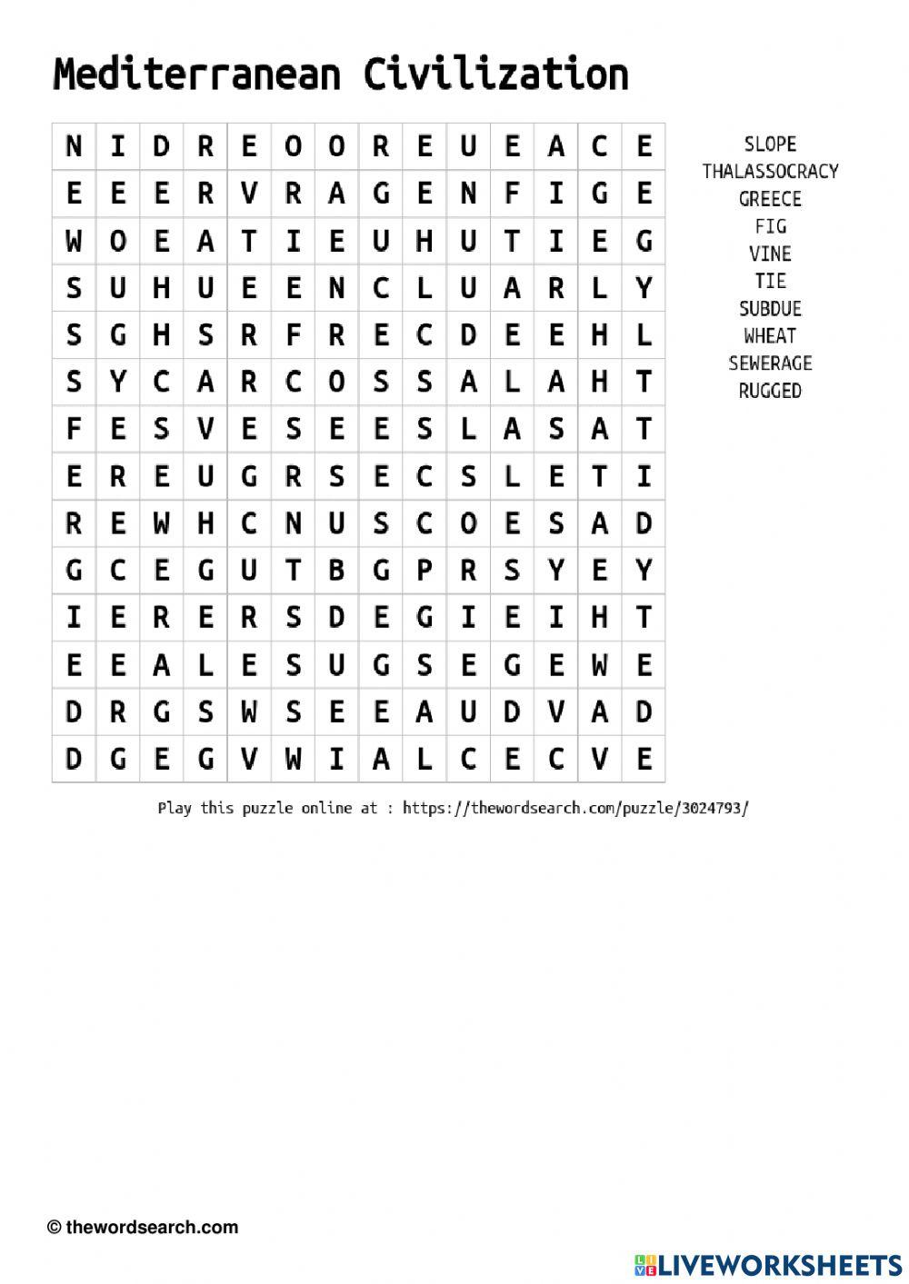 Mediterranean Civilizations