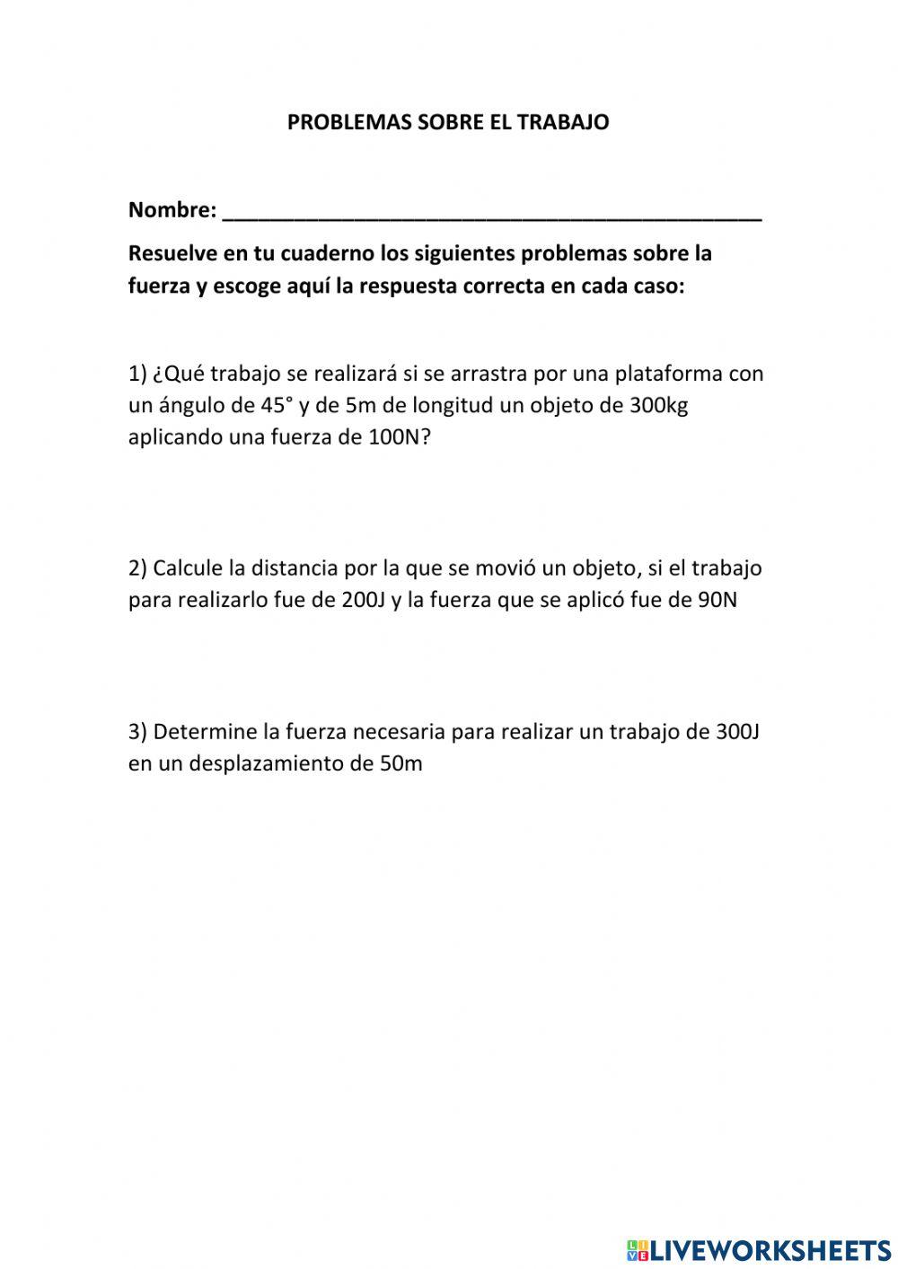 El Trabajo El Trabajo