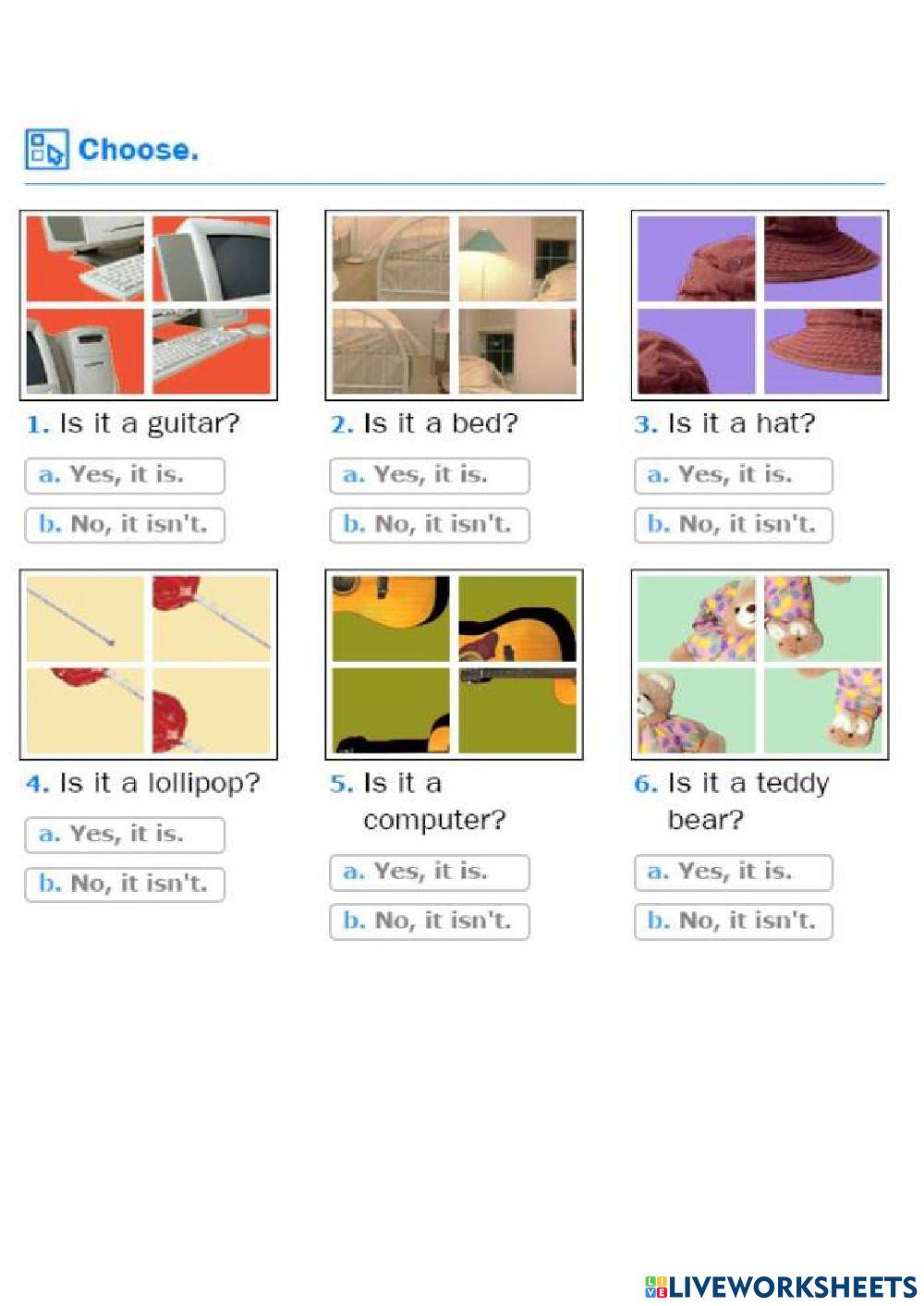 Is it a....? yes- no questions