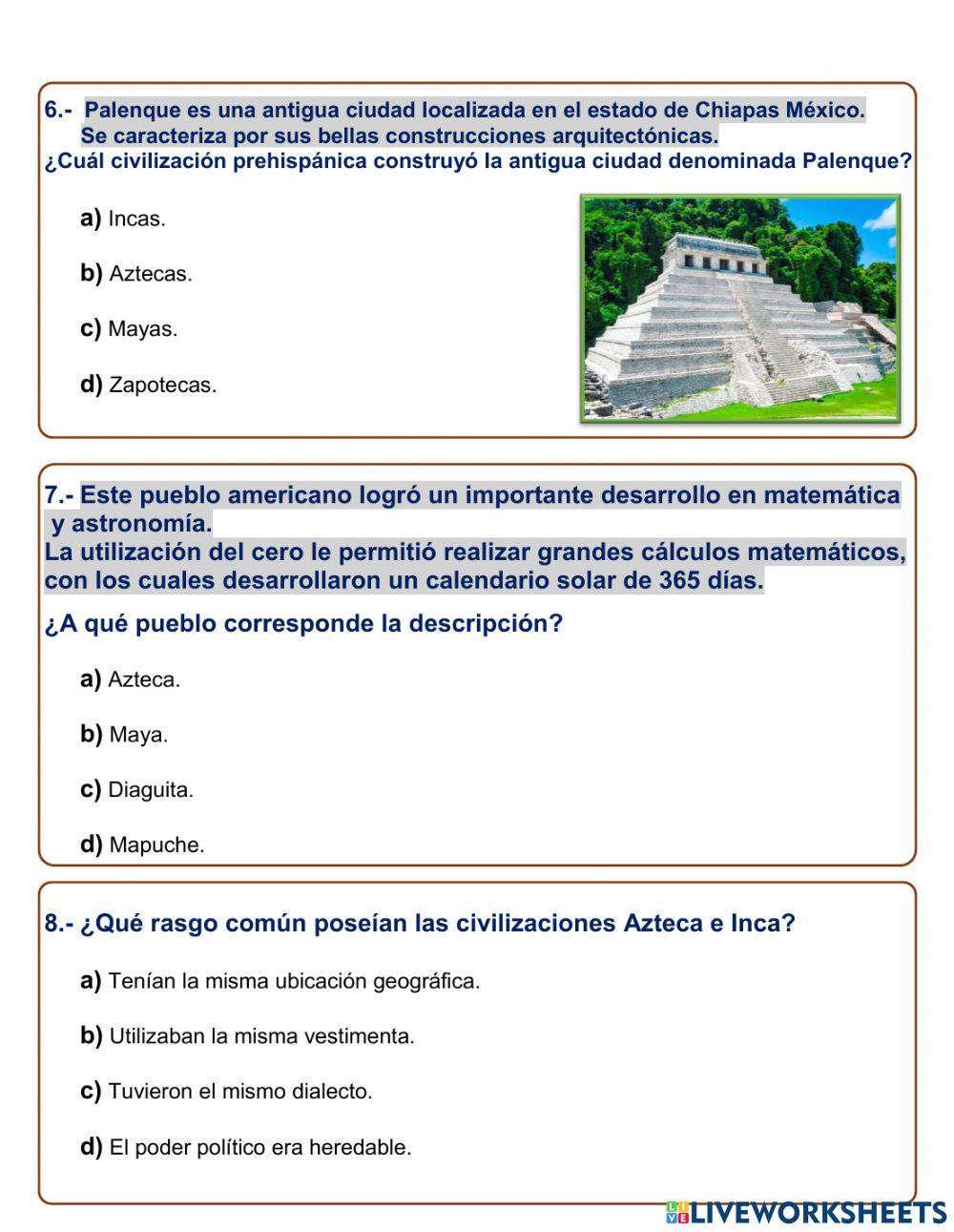 Evaluación Final  - Historia y Geografía