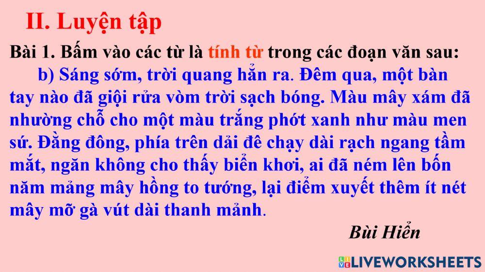 Tính từ