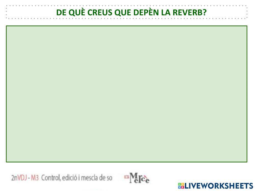 Reverberació - the wikisinger