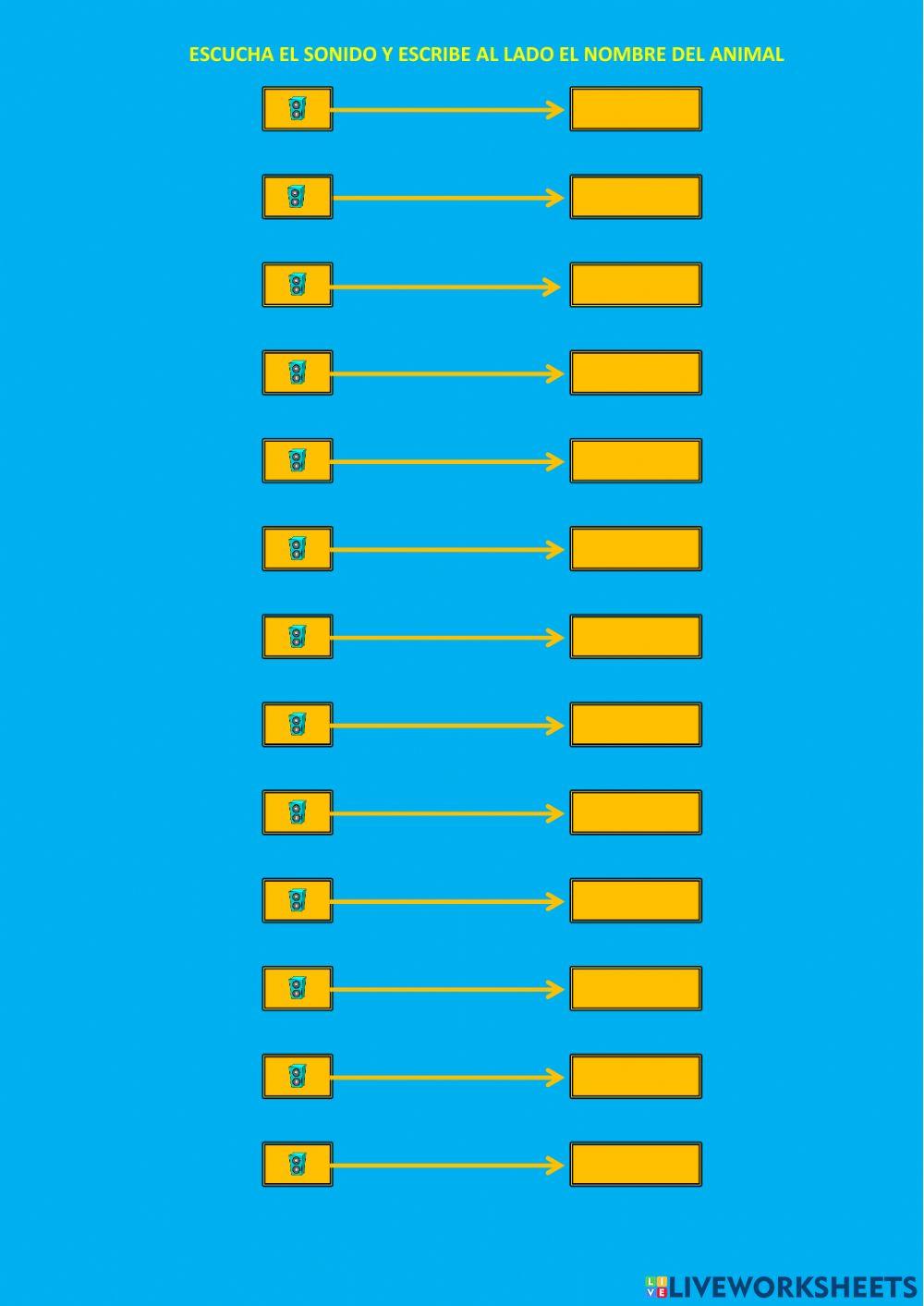 Los animales de la granja. the farm animals