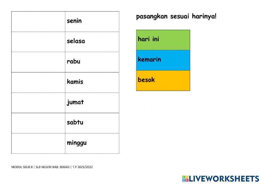 Senin, 22 November 2021