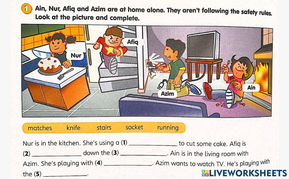 What's The Matter?-Teacher's Book page 88.