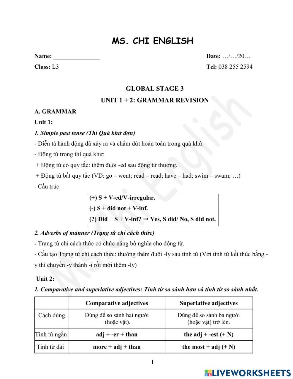 24.11.21-L3-U12-Gram-Revision