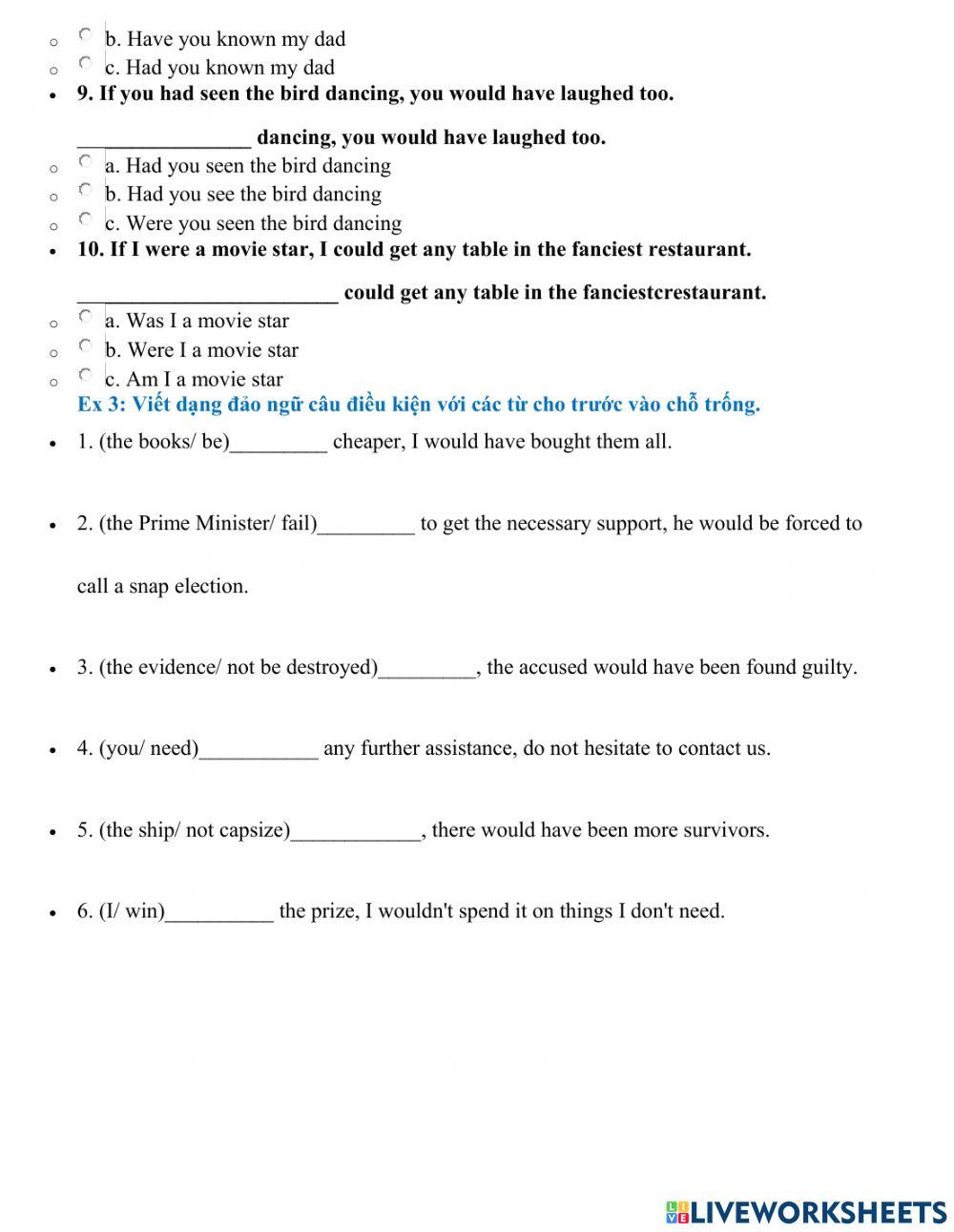 G12- conditional sentences