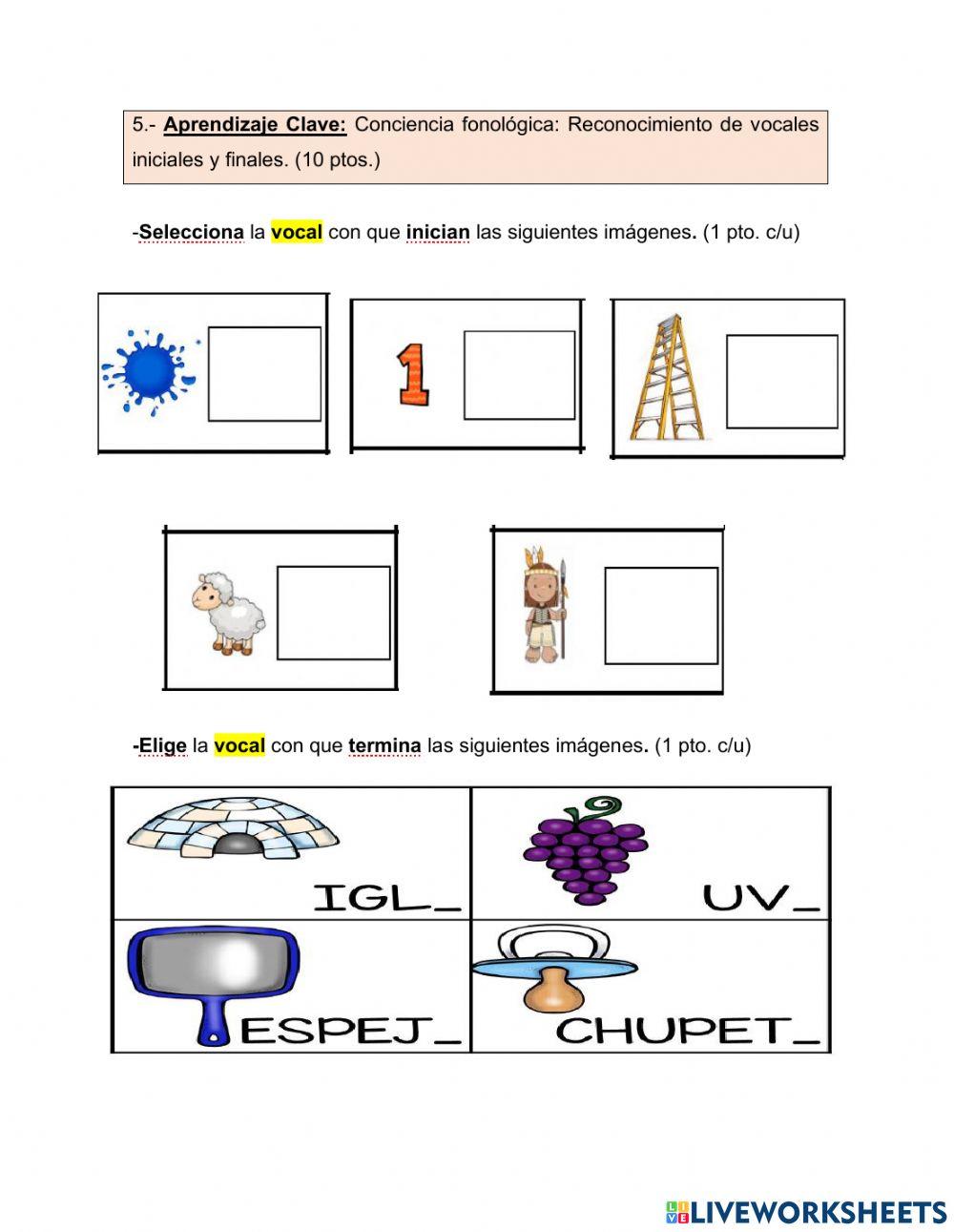 Evaluación Diagnóstica Kinder