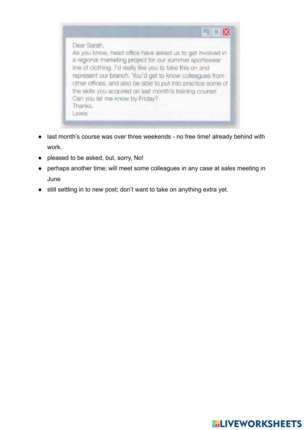 Reading, listening, writing worksheet | Live Worksheets