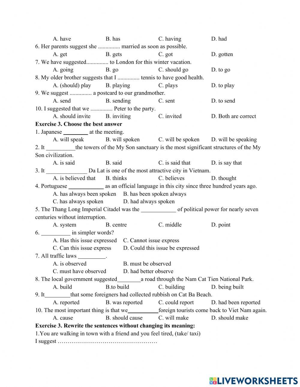 Grade 9 unit 5 review