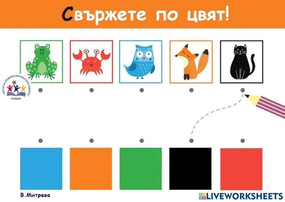 Свържете по цвят!