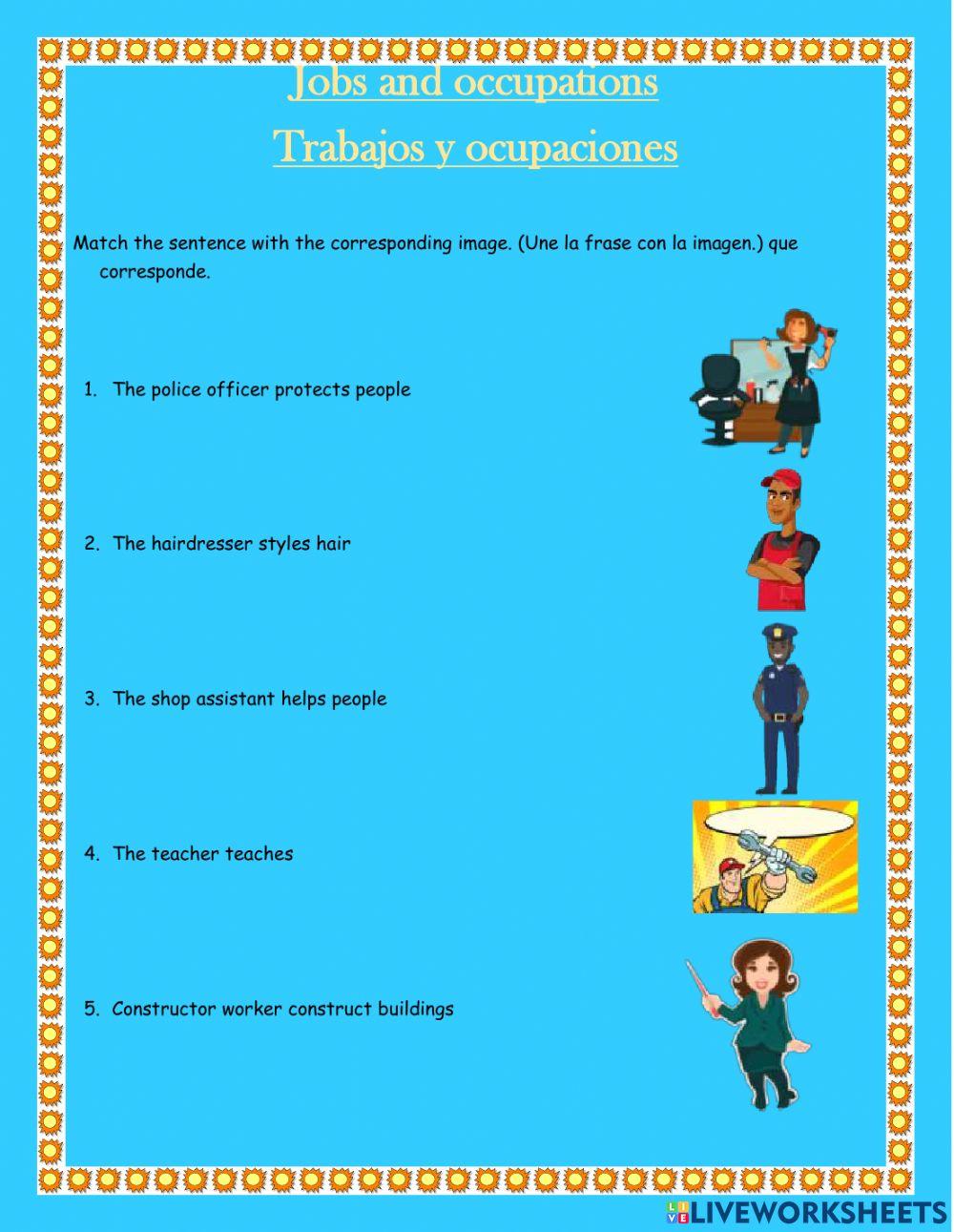 Jobs and occupations